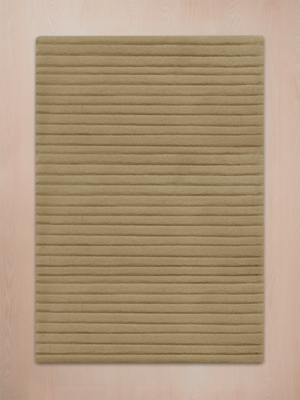 Cyrus Wool Hand-tufted Striped Rug - Sand