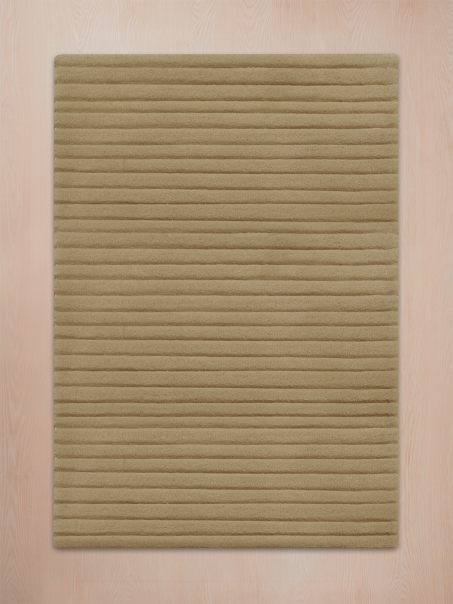 Cyrus Wool Hand-tufted Striped Rug - Sand
