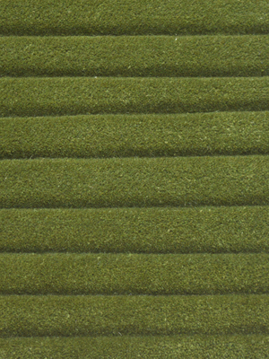 Cyrus Wool Hand-tufted Striped Rug - Olive Green
