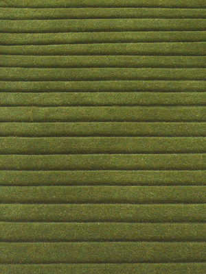Cyrus Wool Hand-tufted Striped Rug - Olive Green