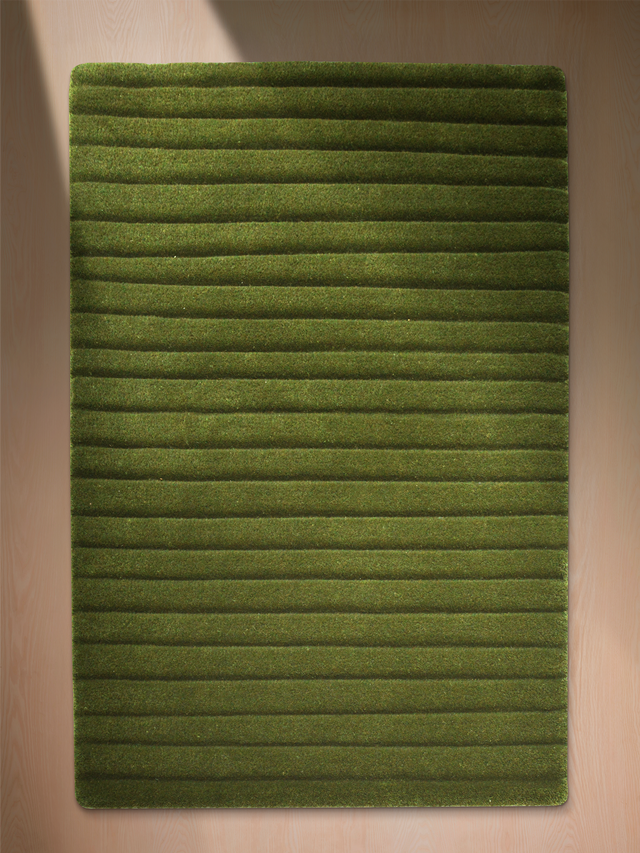 Cyrus Wool Hand-tufted Rug - Olive Green