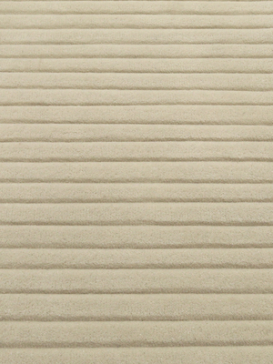 Cyrus Wool Hand-tufted Striped Rug - Ivory