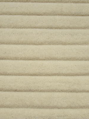 Cyrus Wool Hand-tufted Striped Rug - Ivory