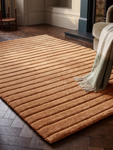 Cyrus Wool Hand-tufted Rug - Rust