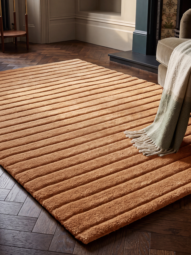 Cyrus Wool Hand-tufted Rug - Rust