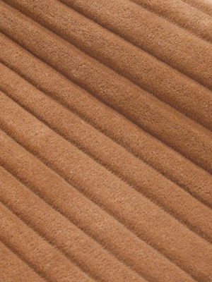 Cyrus Wool Hand-tufted Striped Rug - Rust