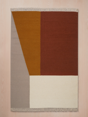 Orlen Hand-Woven Wool Kilim Rug - Multi