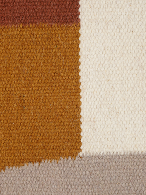 Orlen Hand-Woven Wool Kilim Rug - Multi