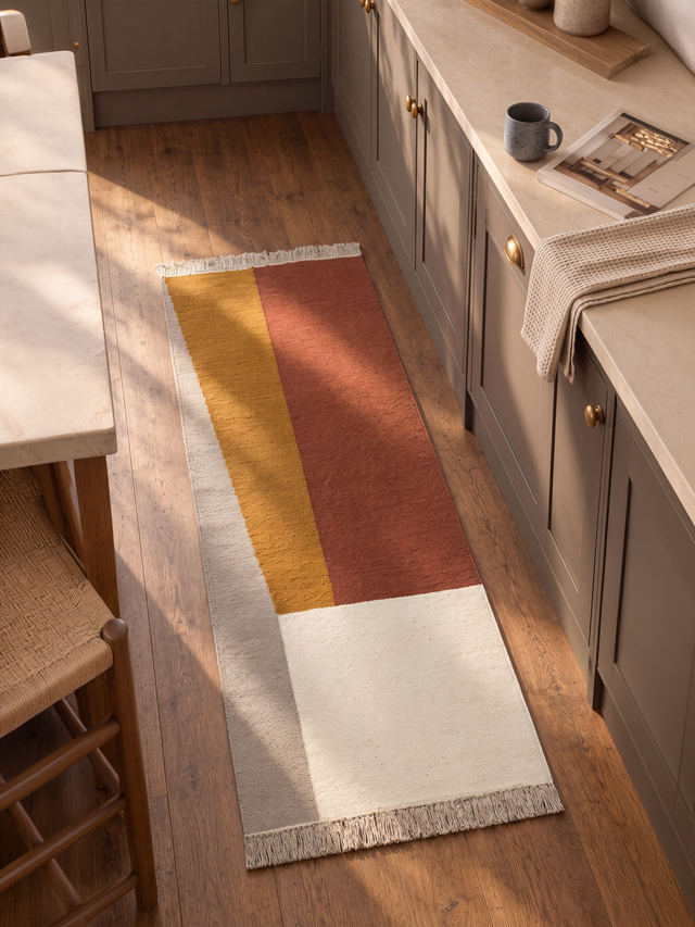 Orlen Hand-Woven Wool Kilim Rug - Multi