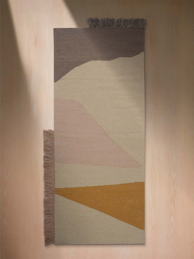 Sarel Hand-Woven Wool Kilim Rug - Multi