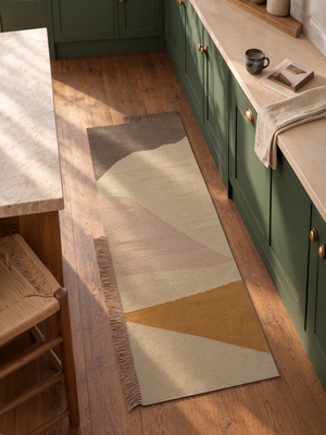 Sarel Hand-Woven Wool Kilim Rug - Multi