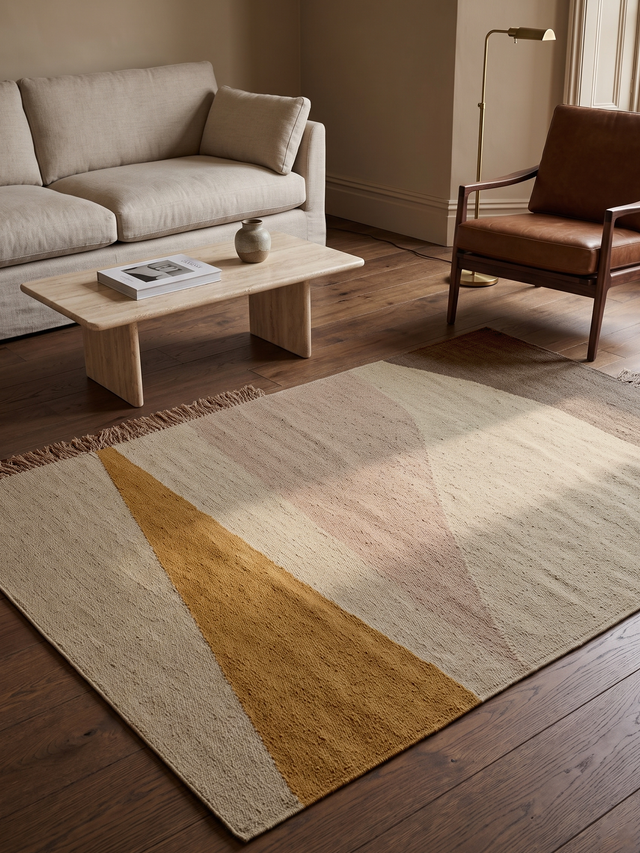 Sarel Hand-Woven Wool Kilim Rug - Multi