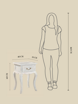 Jane Wooden Bedside Table