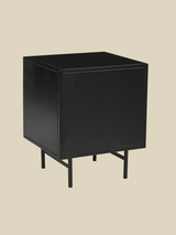 Nova Two-Drawer Iron Bedside Table