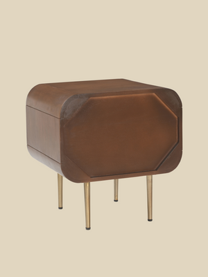 Kevin Two Drawer Bedside Table