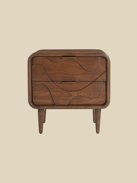Monit Two Drawer Bedside Table