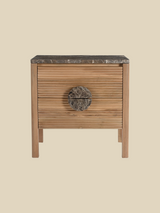 Silvan Two Drawer Bedside Table