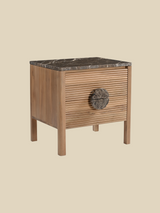 Silvan Two Drawer Bedside Table
