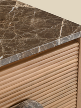 Silvan Two Drawer Bedside Table