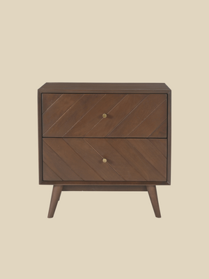 Carrie Mango Wood Bedside Table