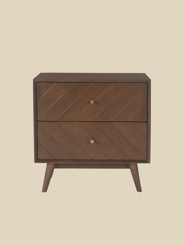 Carrie Mango Wood Bedside Table