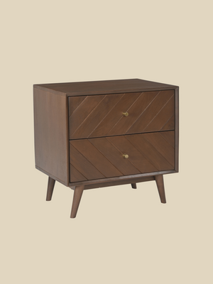 Carrie Mango Wood Bedside Table