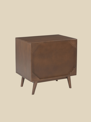 Carrie Mango Wood Bedside Table