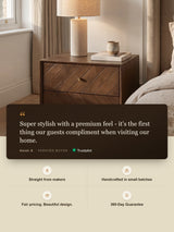 Carrie Mango Wood Bedside Table