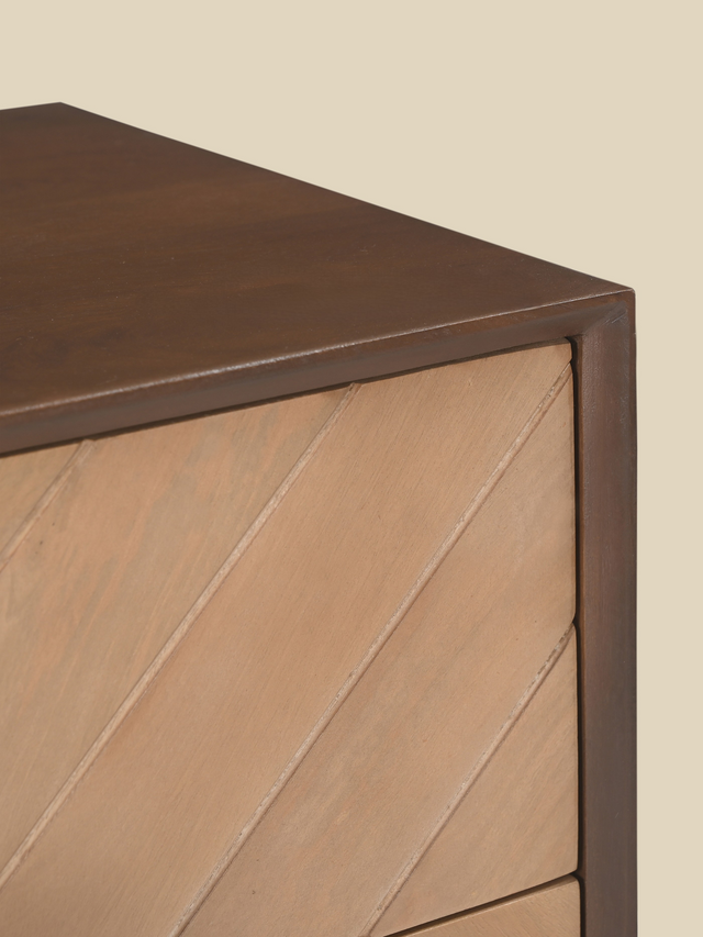 Kaseem Mango Wood Bedside Table