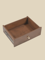 Diane Mango Wood Bedside Table - Walnut