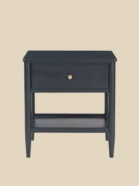 Diane Mango Wood Bedside Table - Blue