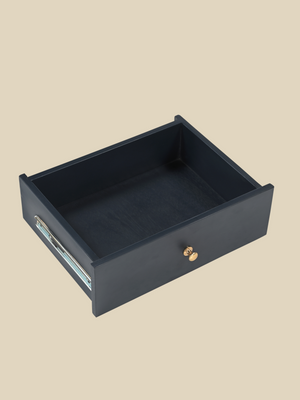 Diane Mango Wood Bedside Table - Blue