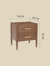 Sally Mango Wood Bedside Table