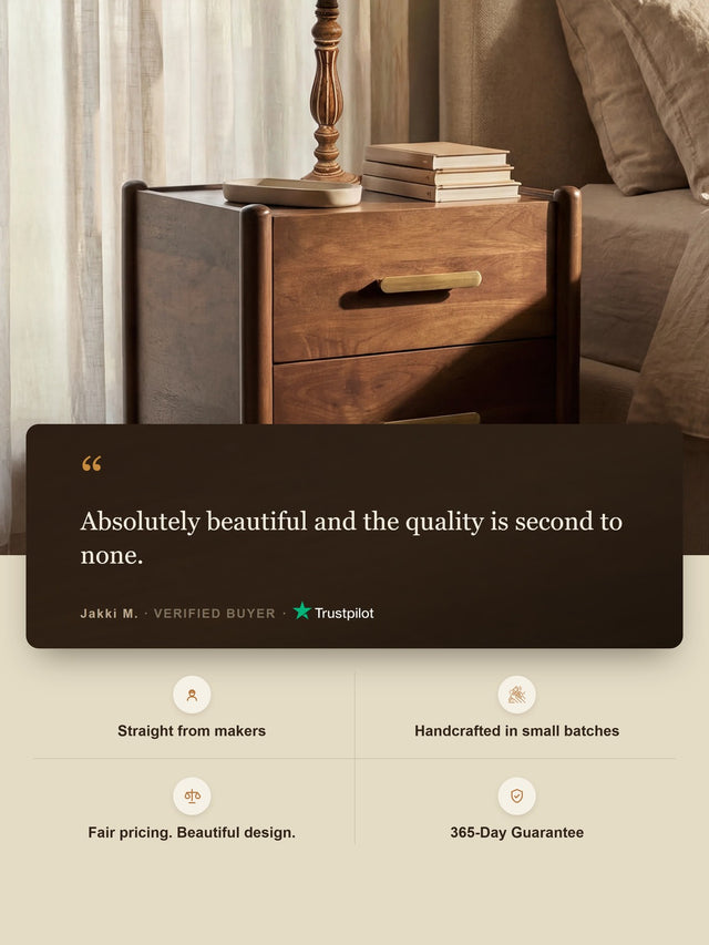 Sally Mango Wood Bedside Table