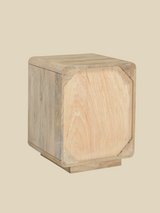 Luce Mango Wood One Drawer Bedside Table