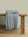 Cason Blue Cotton Knitted Throw