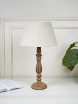 Quinn Brown Wooden Table Lamp
