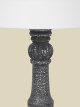 Fleur Black Wooden Table Lamp