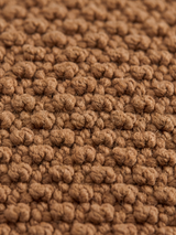 Lev Split Suede Cushion - Tan