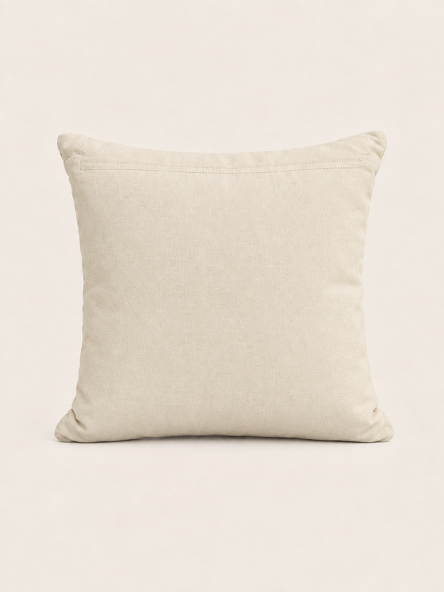 Lev Split Suede Cushion - Tan