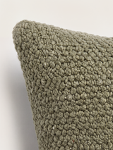 Lev Split Suede Cushion - Light Green