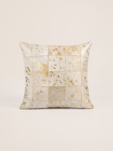 Juno Hair on Hide Cushion - Gold