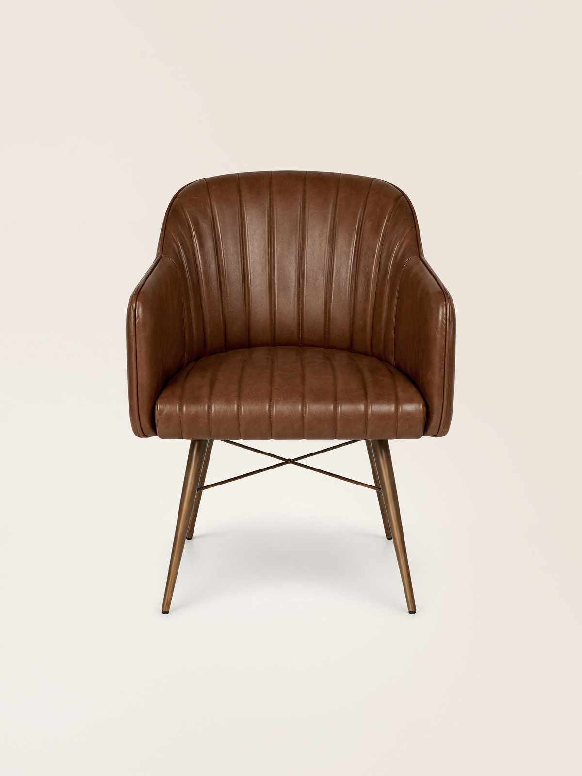 Corso Waxy Leather Dining Chair - Cognac – FABLEROOM