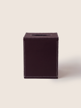 Rowe Leather Tall Tissue Box
