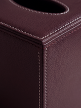 Rowe Leather Tall Tissue Box