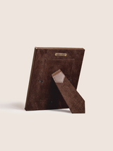 Pulcher Waxy Leather Photo Frame - Cognac