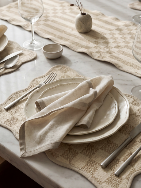 Celina Dobby Table Runner