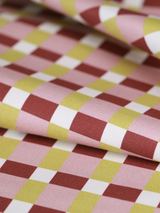 Varasi Checkered Print Table Runner