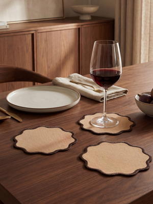 Savio Merrow-Edge Coasters, Set of 6