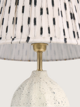 Fehd Cotton Lampshade with Luma Paper Mache Base